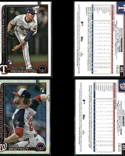 32-Card Lot 2025 Topps Rookie Baseball | MLB Trading Cards • Near Mint Condition