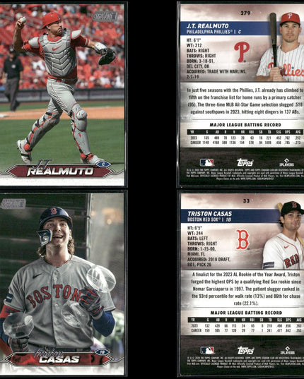 2024 Topps Stadium Club Baseball Lot – 40 Cards – Stars, Rookies