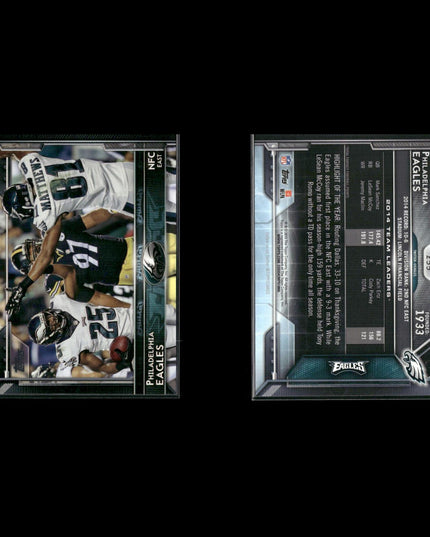 2015 Topps Football Team Set Lot (33 Cards) NFL Trading Cards