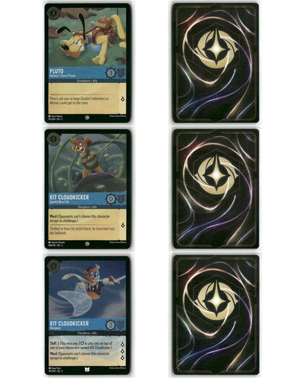 56 Card Foil Lot, Into the Inklands Disney Lorcana Set 3 Mixed Characters