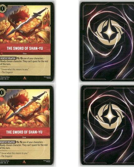 40 Card Rare + Super Rare Lot, Reign of Jafar Disney Lorcana Set 8