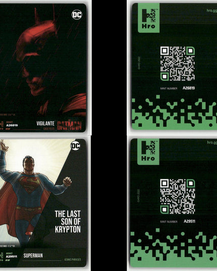 40-Card Lot 2022 DC Universe Batman Superman | Trading Cards DC Comics