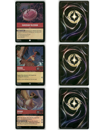 56 Card Foil Lot, Into the Inklands Disney Lorcana Set 3 Mixed Characters