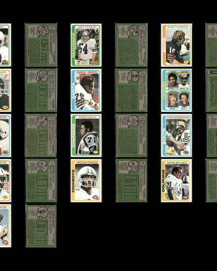 1978 Topps Football Card Lot x298 Stars RCs Cowboys Vikings HOF