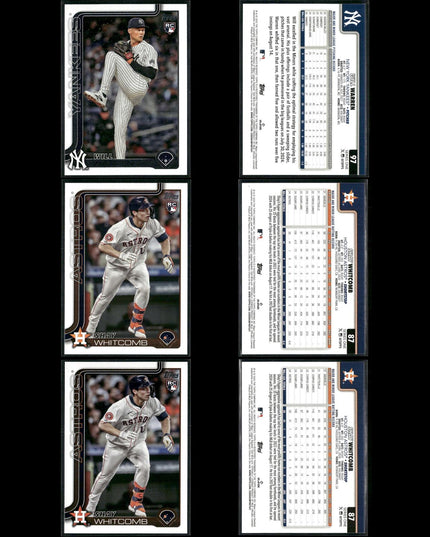 2025 Topps Rookie Cards Lot (60) MLB Baseball RC Stars + Prospects Set