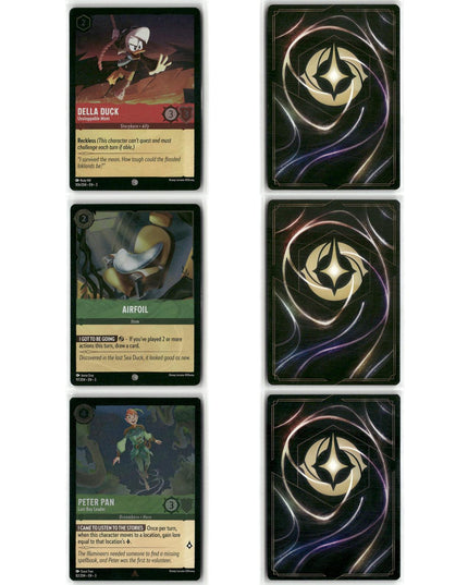 56 Card Foil Lot, Into the Inklands Disney Lorcana Set 3 Mixed Characters