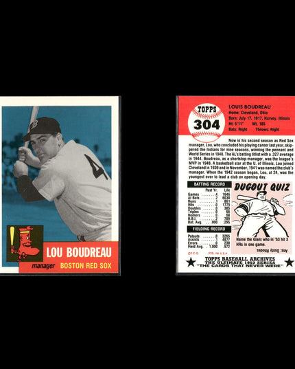 1991 Topps Archives 1953 Reprint Baseball Cards Lot (41) Vintage Style MLB