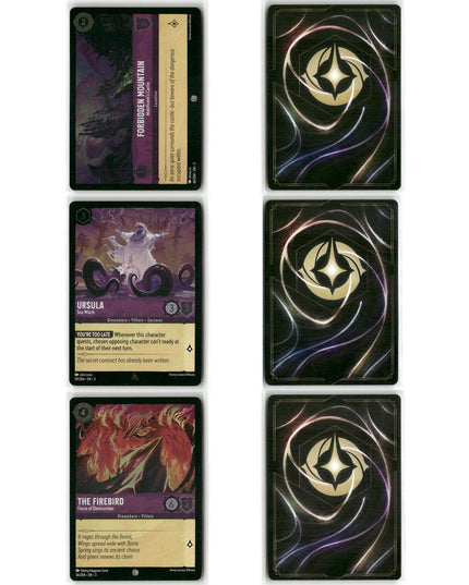 56 Card Foil Lot, Into the Inklands Disney Lorcana Set 3 Mixed Characters