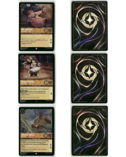 56 Card Foil Lot, Into the Inklands Disney Lorcana Set 3 Mixed Characters