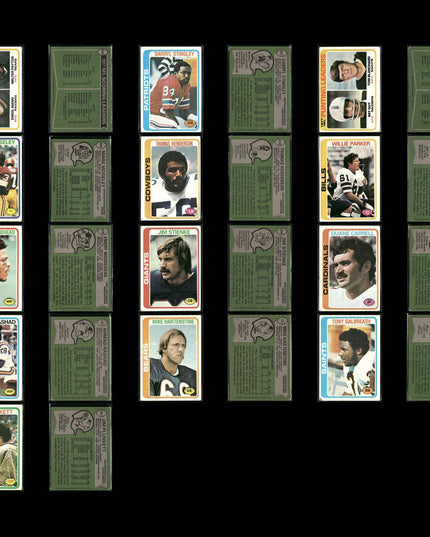 1978 Topps Football Card Lot x298 Stars RCs Cowboys Vikings HOF