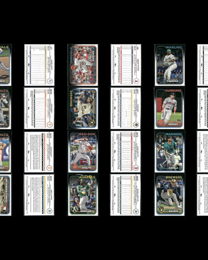 2024 Topps + Topps Update Baseball Cards Lot (255) Stars Teams Variety MLB