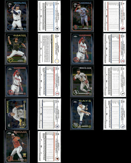 2024 Topps Chrome & Chrome Update Lot – 186 Cards – MLB Stars & Rookies