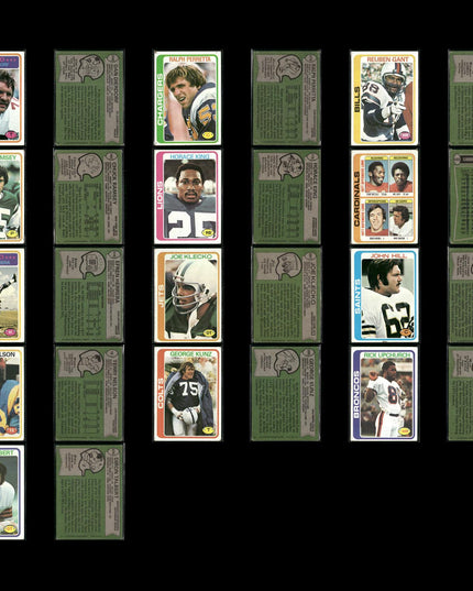 1978 Topps Football Card Lot x298 Stars RCs Cowboys Vikings HOF