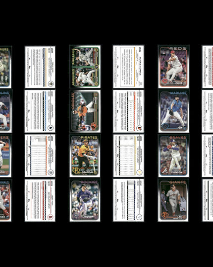 2024 Topps + Topps Update Baseball Cards Lot (255) Stars Teams Variety MLB