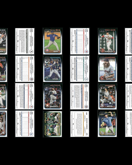 2024 Topps + Topps Update Baseball Cards Lot (255) Stars Teams Variety MLB