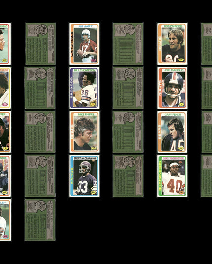 1978 Topps Football Card Lot x298 Stars RCs Cowboys Vikings HOF
