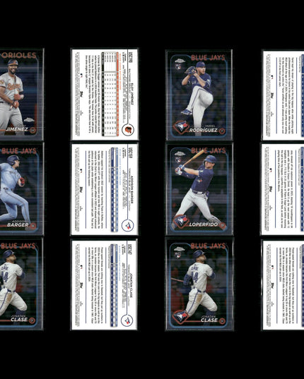 2024 Topps Chrome & Chrome Update Lot – 186 Cards – MLB Stars & Rookies