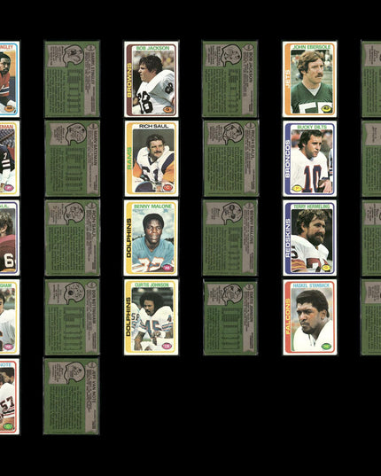 1978 Topps Football Card Lot x298 Stars RCs Cowboys Vikings HOF