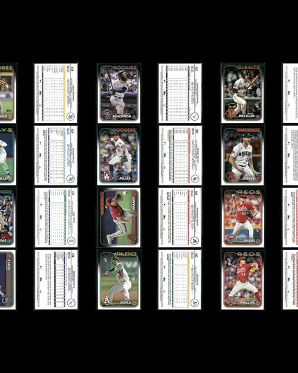 2024 Topps + Topps Update Baseball Cards Lot (255) Stars Teams Variety MLB
