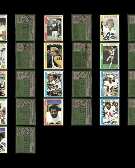 1978 Topps Football Card Lot x298 Stars RCs Cowboys Vikings HOF
