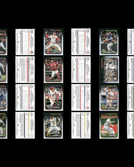 2024 Topps + Topps Update Baseball Cards Lot (255) Stars Teams Variety MLB