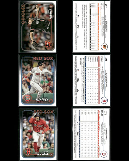 2024 Topps + Topps Update Baseball Cards Lot (255) Stars Teams Variety MLB