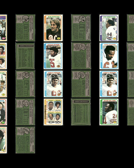 1978 Topps Football Card Lot x298 Stars RCs Cowboys Vikings HOF