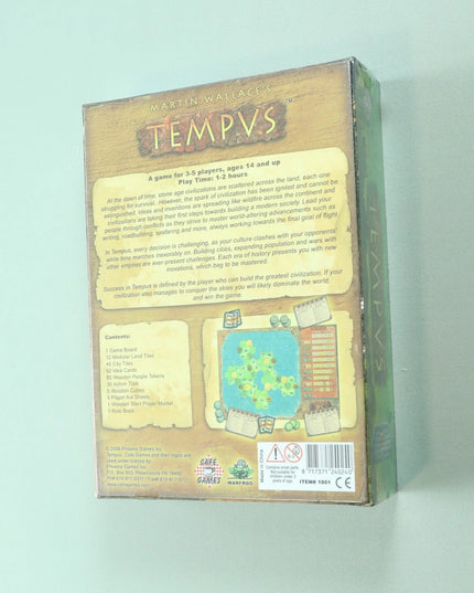 Tempvs (2006) Board Game by Martin Wallace (New, Sealed)